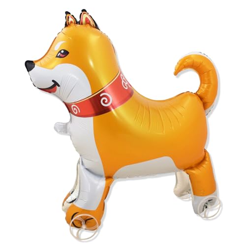 Ovanda Hund Folienballon, Walking Hunde Ballon mit Rädern, 3D Tiere Luftballon Stehend,Ballon Hunde Geburtstag Deko,Luftballons Tiere, Kinder Geburtstag Party Deko,Geburtstags Geschenk Kinderspielzeug Ovanda Hund Folienballon, Walking Hunde Ballon mit Rädern, 3D Tiere Luftballon Stehend,Ballon Hunde Geburtstag Deko,Luftballons Tiere, Kinder Geburtstag Party Deko,Geburtstags Geschenk Kinderspielzeug von Ovanda