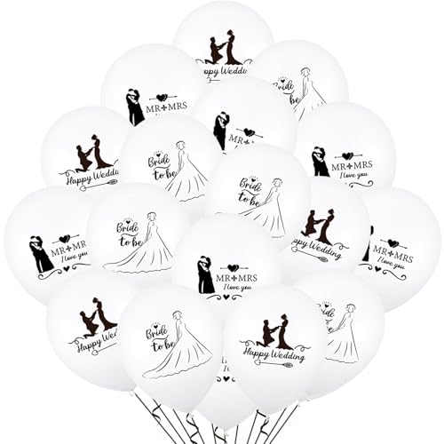 Ovanda Luftballons Hochzeit, Bride To Be Deko, Jga Accessoires Frauen, Mr and Mrs Smith Hochzeit Deko, Hochzeitsdeko Gartenparty für Brautparty Geburtstag Heiratsantrag Verlobung Bachelorette Ovanda Luftballons Hochzeit, Bride To Be Deko, Jga Accessoires Frauen, Mr and Mrs Smith Hochzeit Deko, Hochzeitsdeko Gartenparty für Brautparty Geburtstag Heiratsantrag Verlobung Bachelorette von Ovanda