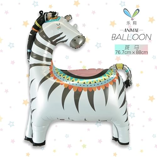 Ovanda XXL Folienballon Zebra,Big Zebra Luftballon,Aufblasbares Zebra Schwarz-Weiβ,Luftballon Zebra Deko,Pferde Geburtstagsdeko Tiere,Waldtiere Zebra Helium Ballon Geburtstag,Dschungel Deko Geburtstag Ovanda XXL Folienballon Zebra,Big Zebra Luftballon,Aufblasbares Zebra Schwarz-Weiβ,Luftballon Zebra Deko,Pferde Geburtstagsdeko Tiere,Waldtiere Zebra Helium Ballon Geburtstag,Dschungel Deko Geburtstag von Ovanda