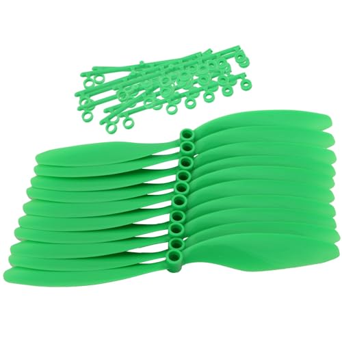 Overdrive-Racing 10x GWS 8x4,3 Luftschrauben/Propeller GW/EP8043 203x109 Reduction Propeller Luftschraube Grün von Overdrive-Racing