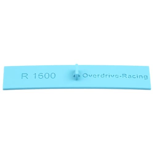Overdrive-Racing Spur 0 - Flexgleis Radien Schablonen Gleisschablonen - Spurweite 32mm - Blau - 1:45, Radius:R 1600mm Overdrive-Racing Spur 0 - Flexgleis Radien Schablonen Gleisschablonen - Spurweite 32mm - Blau - 1:45, Radius:R 1600mm von Overdrive-Racing