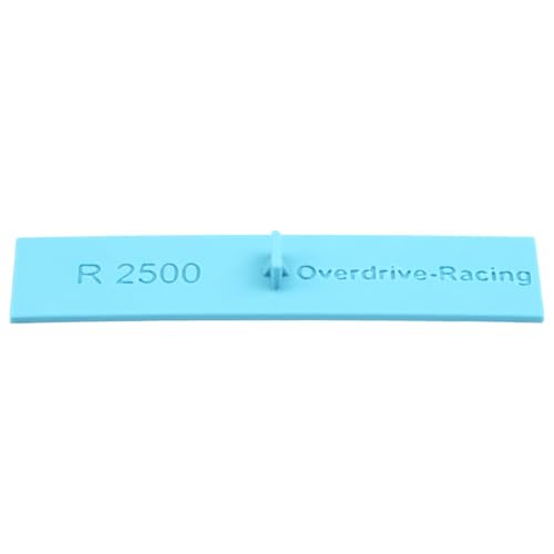 Overdrive-Racing Spur 0 - Flexgleis Radien Schablonen Gleisschablonen - Spurweite 32mm - Blau - 1:45, Radius:R 2500mm Overdrive-Racing Spur 0 - Flexgleis Radien Schablonen Gleisschablonen - Spurweite 32mm - Blau - 1:45, Radius:R 2500mm von Overdrive-Racing