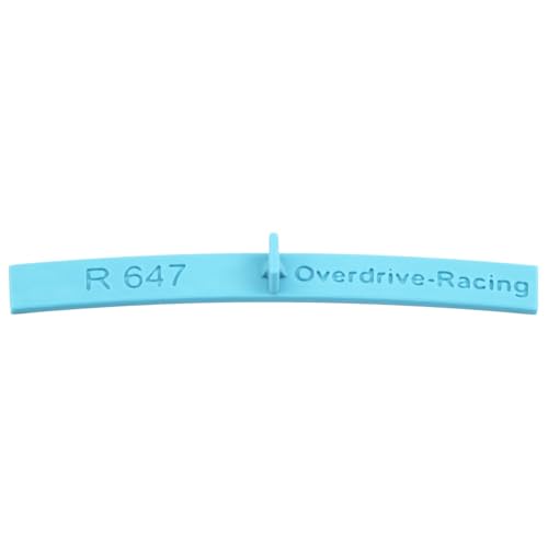 Overdrive-Racing Spur H0 - Flexgleis Radien Schablonen Gleisschablonen - Spurweite 16,5mm - Blau - 1:87, Radius:R 647mm Overdrive-Racing Spur H0 - Flexgleis Radien Schablonen Gleisschablonen - Spurweite 16,5mm - Blau - 1:87, Radius:R 647mm von Overdrive-Racing