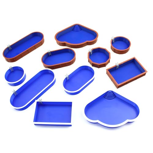 Overdrive-Racing Swimmingpool Spur H0 TT N Z - - Pool Treppe Leiter - Schwimmbad Aufstell & Einbau Becken, Pool-Set:Z Pool Oval 41mm (Aufbau) von Overdrive-Racing