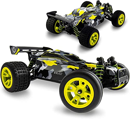 Overmax X-Blast Ferngesteuertes Auto RC Car, 4x4, Geschwindigkeit von 45 kmh, 100m Reichweite, LED-Beleuchtung, unabhängige Federung, große Fahrzeugabmessungen von Lionelo