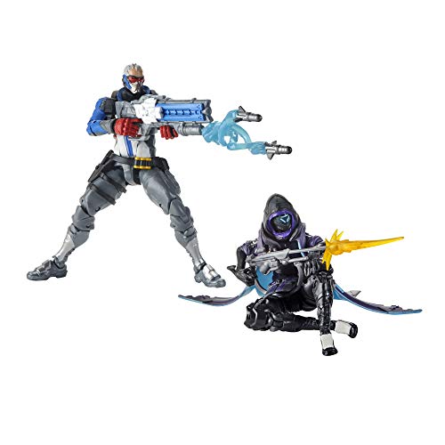 Hasbro Overwatch Ultimates Series Soldier: 76 und Shrike (Ana) Skin Doppelpack 15 cm große Actionfigur zum Sammeln mit Zubehör - Blizzard Videospiel Charaktere von Hasbro