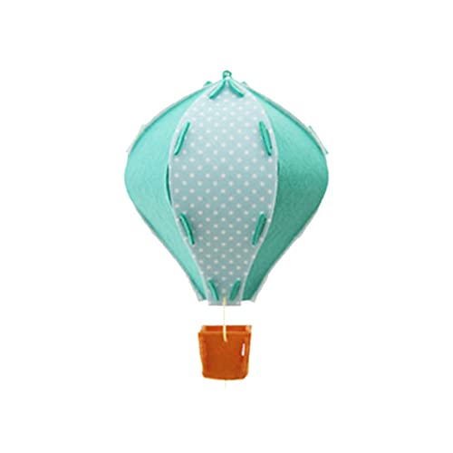 Hot Air Ballon Dekorationen 3D Filzdecke Hängegirlande für Kindergarten -Babyparty -Geburtstagsfeier Dekor (grün) Hot Air Ballon Dekorationen von Owddddtnxc