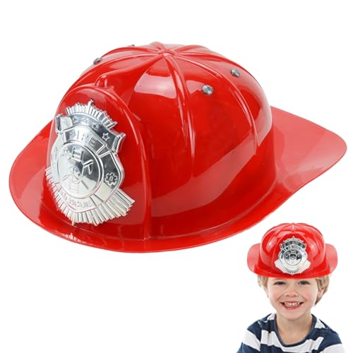 Owddddtnxc Feuerwehrmänner Hüte für Kinder Simulation Verstellbares Futter Halloween Feuerwehrmann Hut mit Abzeichen Feuerwehrhelm für Cosplay -Kostümparty -Hüte für Kinder Owddddtnxc Feuerwehrmänner Hüte für Kinder Simulation Verstellbares Futter Halloween Feuerwehrmann Hut mit Abzeichen Feuerwehrhelm für Cosplay -Kostümparty -Hüte für Kinder von Owddddtnxc