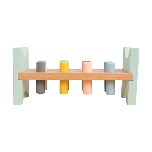 Owl & Fox Holz-Hammerbank – Schlagbank mit Hammer & Stiften – Montessori-Spielzeug zur frühkindlichen Entwicklung – Für Jungen & Mädchen ab 12 Monaten Owl & Fox Holz-Hammerbank – Schlagbank mit Hammer & Stiften – Montessori-Spielzeug zur frühkindlichen Entwicklung – Für Jungen & Mädchen ab 12 Monaten von Owl & Fox