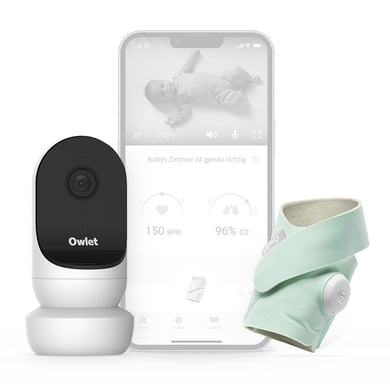 Owlet Monitor Duo Smart Sock 3 und Camera 2 mint von Owlet