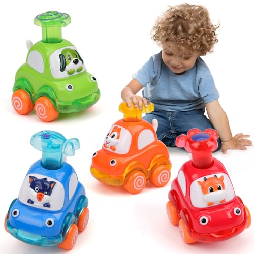 Own1one Baby Auto Spielzeug ab 1 Jahr Junge, 4 Stück Press Go Spielzeugautos ab 2 Jahre, Baby Aufziehauto für 1 2 3 Jahre Jungen Mädchen Own1one Baby Auto Spielzeug ab 1 Jahr Junge, 4 Stück Press Go Spielzeugautos ab 2 Jahre, Baby Aufziehauto für 1 2 3 Jahre Jungen Mädchen von Own1one