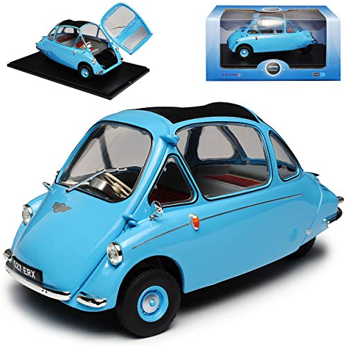 Heinkel Trojan Kabine Blau 1956-1965 1/18 Oxford Modell Auto mit individiuellem Wunschkennzeichen von Oxford Die Cast