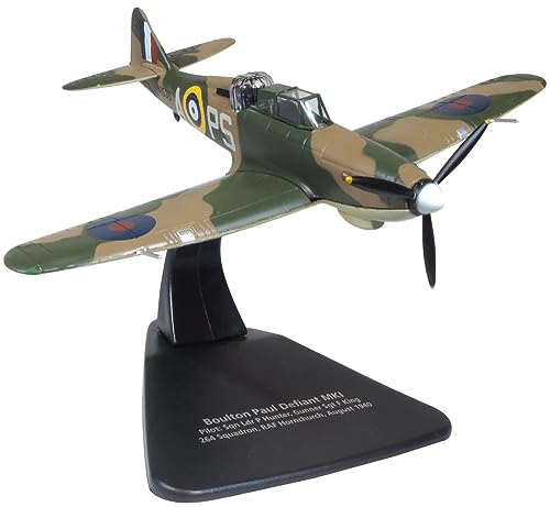 Oxford Diecast Boulton Paul Defiant MK I Fighter Plane Pilot: SQN Ldr P Hunter ner SGT F King 264 Squadron RAF Hornchurch (August 1940) "Oxford Aviation Series 1/72 Diecast Model Aircraft Oxford Diecast Boulton Paul Defiant MK I Fighter Plane Pilot: SQN Ldr P Hunter ner SGT F King 264 Squadron RAF Hornchurch (August 1940) "Oxford Aviation Series 1/72 Diecast Model Aircraft von Oxford Diecast