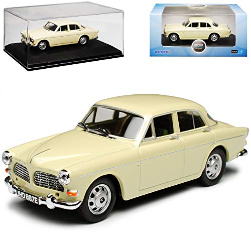 Volvo 120 Amazon 4 türige Limousine Beige 1956-1970 1/43 Oxford Modell Auto mit individiuellem Wunschkennzeichen von Oxford Die Cast