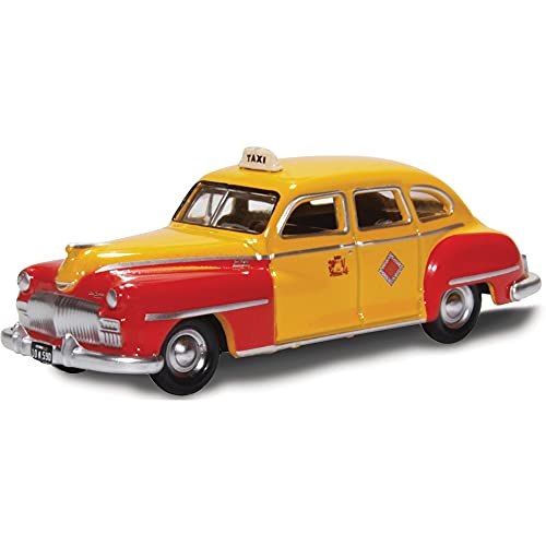 Oxford 87DS46002 kompatibel mit DeSoto Suburban San Francisco Taxi gelb/rot Maßstab 1:87 von Oxford Diecast