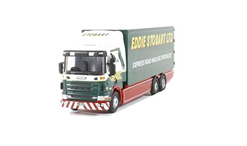 Oxford Die Cast Scania 94D 6 Wheel Box Van - Eddie Stobart von Oxford Diecast