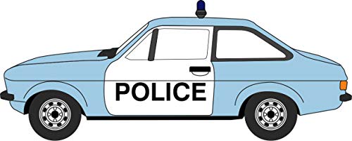 Oxford Diecast 76ESC004 Ford Escort Mk 2 Police von Oxford Diecast