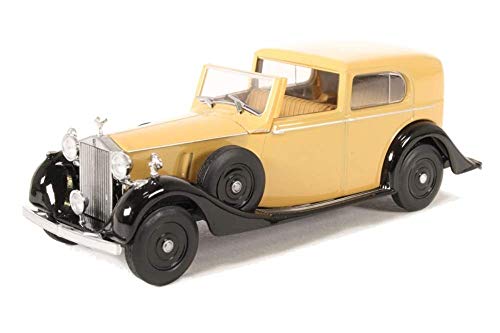 Rolls Royce Phantom III Sedanca de Ville Mulliner, hellbraun/schwarz, RHD, 0, Modellauto, Fertigmodell, Oxford 1:43 Rolls Royce Phantom III Sedanca de Ville Mulliner, hellbraun/schwarz, RHD, 0, Modellauto, Fertigmodell, Oxford 1:43 von Oxford Diecast