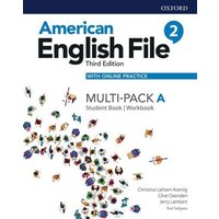 American English File: Level 2: Student Book/Workbook Multi-Pack A with Online Practice von Oxford University ELT