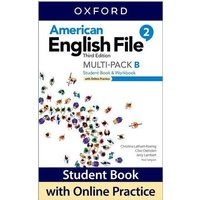 American English File: Level 2: Student Book/Workbook Multi-Pack B with Online Practice von Oxford University ELT