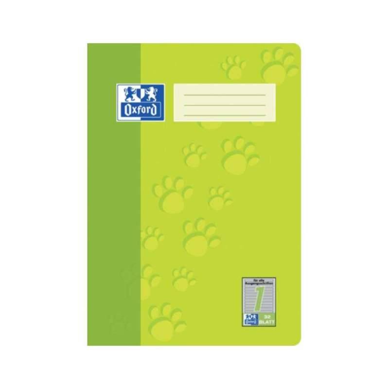 OXFORD Schulheft, Lineatur Lineatur 1 liniert, Format A4, Blatt Anzahl 32 Blatt von Oxford
