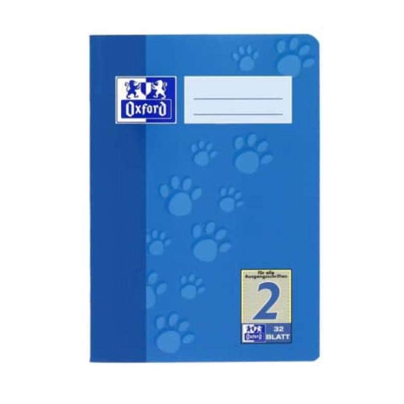 OXFORD Schulheft, Lineatur Lineatur 2 liniert, Format A5, Blatt Anzahl 32 Blatt von Oxford