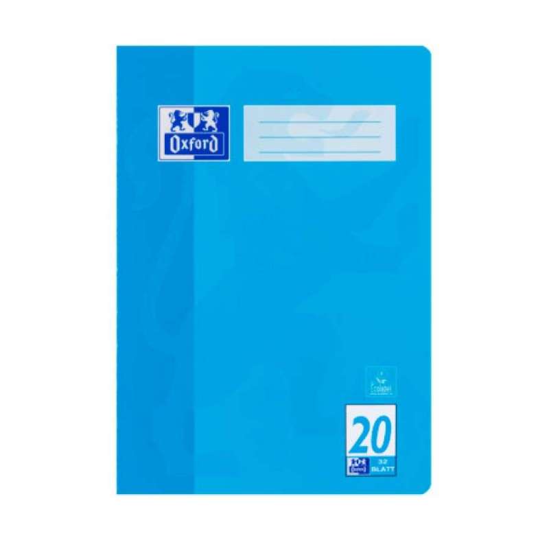 OXFORD Schulheft, Lineatur Lineatur 20 unliniert , Format A4, Blatt Anzahl 32 Blatt von Oxford