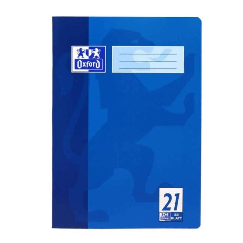 OXFORD Schulheft, Lineatur Lineatur 21 liniert, Format A4, Blatt Anzahl 32 Blatt von Oxford