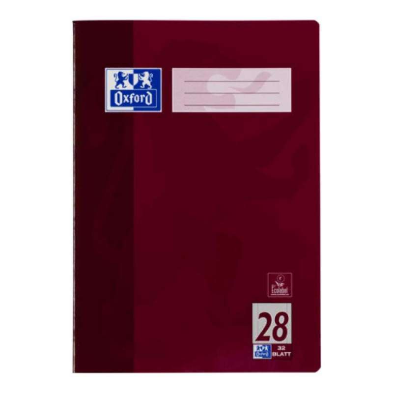 OXFORD Schulheft, Lineatur Lineatur 28 kariert, Format A4, Blatt Anzahl 32 Blatt OXFORD Schulheft, Lineatur Lineatur 28 kariert, Format A4, Blatt Anzahl 32 Blatt von Oxford