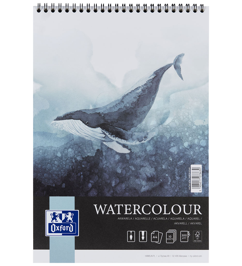 Oxford Skizzenblock - A4 - Kreativblock Aquarell - Oxford - One Size - Notizbücher von Oxford