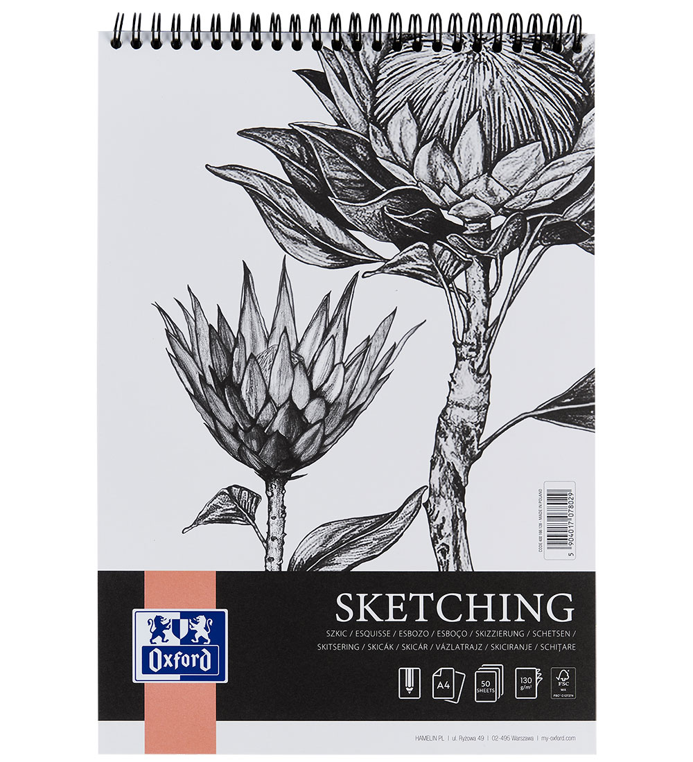 Oxford Skizzenblock - A4 - Kreatives Skizzieren - Oxford - One Size - Notizbücher von Oxford