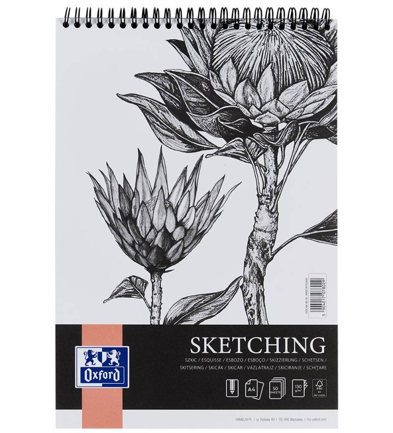 Oxford Skizzenblock - A4 - Kreatives Skizzieren - Oxford - One Size - Notizbücher Oxford Skizzenblock - A4 - Kreatives Skizzieren - Oxford - One Size - Notizbücher von Oxford