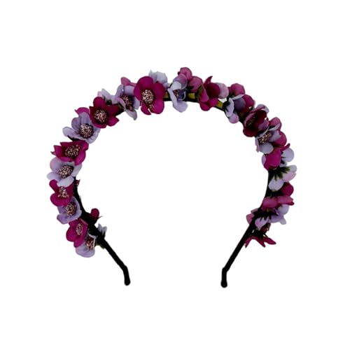 Oxtxuzdm Künstlicher Blumen-Stoff-Stirnbänder für Halloween, Cosplay, Strandparty, Haarschmuck, Halloween-Haarband von Oxtxuzdm
