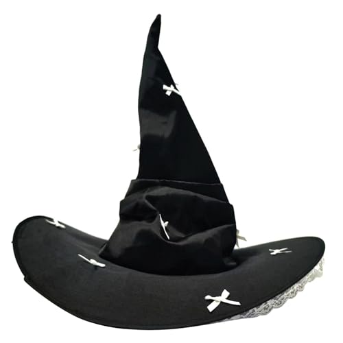 Oxtxuzdm Punk Spitze Beschnittene Hexenhut Mit Bande Bowknot Decore Für Kostümpartys Und Cosplay Event Die Kopfbedeckung Halloween Sammeln Oxtxuzdm Punk Spitze Beschnittene Hexenhut Mit Bande Bowknot Decore Für Kostümpartys Und Cosplay Event Die Kopfbedeckung Halloween Sammeln von Oxtxuzdm
