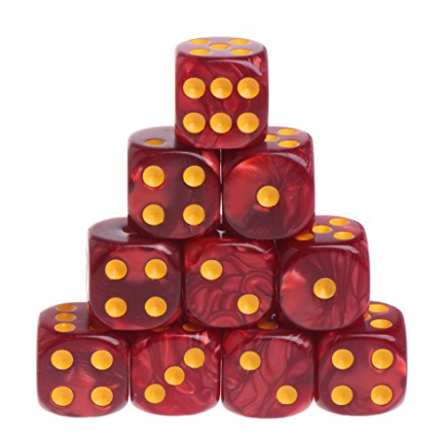 Oxxggkao 10pcs/Set Acrylpolyedrischwürfel Für TRPG Brettspiel Würfelschale Oxxggkao 10pcs/Set Acrylpolyedrischwürfel Für TRPG Brettspiel Würfelschale von Oxxggkao