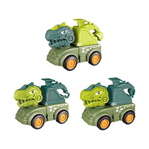 3pcs Simulation Dinosaurier Zurückziehen Fahrzeug Spielzeug Baby Trägheit Auto Spielzeugmodell Cartoon Geschenk Bildungslehrer Jungen Gefällt Mir Spielen Fahrzeugspielzeug Fahrzeuge Für Jungen von Oxxggkao