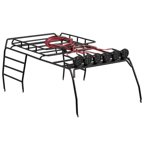 Anti Kollision R/C Auto Overhead Gepäckträger LED Easy Fixed Modified Teil des Modellfahrzeugs 1/10 Gepäckstange von Oxxggkao