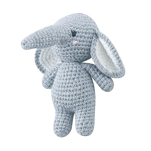 Cartoon Stoffed Animal Doll Handgefertigtes Stricken Mehrfacher Typ Weiche Tierform Stoffkinder Beschwichtigung Geschenkgeschenke Häkelmuster Puppen Für Mädchen Accessoires Strick Puppen Für Mädchen von Oxxggkao