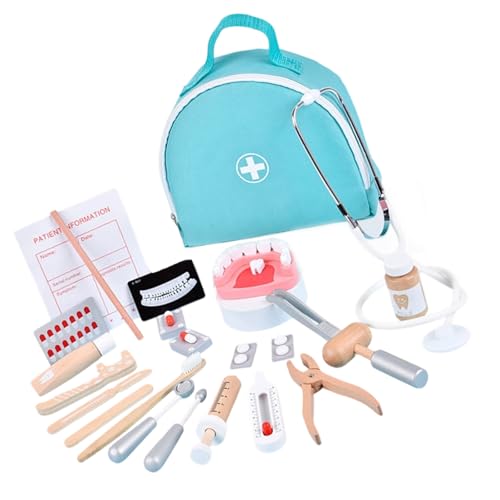 Doctor Kits Tun Sich Vor Kits Mit Medizinischen Taschenrolle Mit Realistischem Spielzeug Stethoscope Dressing Playset Propted Medicals Toy Set Zu von Oxxggkao