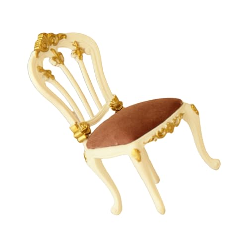 Elegante Stuhlpuppenhäuser Figuren Sie Sitzplatz Mit Detaillierten Schnitzereien Flexible Kunststoff Kleine Möbel Für Exponate Vintage Doll Stuhl Elegante Stuhlpuppenhäuser Figuren Sie Sitzplatz Mit Detaillierten Schnitzereien Flexible Kunststoff Kleine Möbel Für Exponate Vintage Doll Stuhl von Oxxggkao