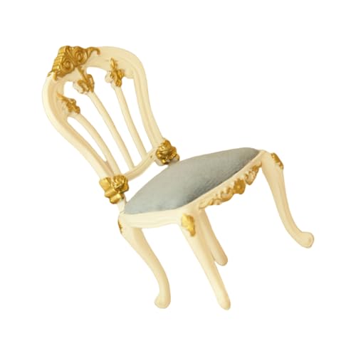 Elegante Stuhlpuppenhäuser Figuren Sie Sitzplatz Mit Detaillierten Schnitzereien Flexible Kunststoff Kleine Möbel Für Exponate Vintage Doll Stuhl Elegante Stuhlpuppenhäuser Figuren Sie Sitzplatz Mit Detaillierten Schnitzereien Flexible Kunststoff Kleine Möbel Für Exponate Vintage Doll Stuhl von Oxxggkao