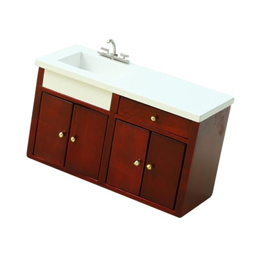 Küchenschrank-Figur, realistische Vintage-Lebensszene, Puppenhaus, Spieleinrichtung, für Küche, Sammlerstück, Puppenhäuser, Möbel Küchenschrank-Figur, realistische Vintage-Lebensszene, Puppenhaus, Spieleinrichtung, für Küche, Sammlerstück, Puppenhäuser, Möbel von Oxxggkao