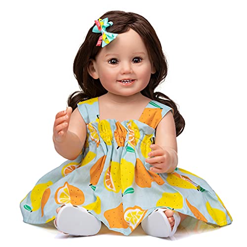 Oxxggkao 21in Wiedergeborenes Lebenseik Für Puppenspielzeugfigur Interaktion Spielzeug Ganzkörper Silikon Simulation Doll Die Mit Roo Baby Girl Puppen Kleidung Neugeborene Silikon Ganzkörper Augen Oxxggkao 21in Wiedergeborenes Lebenseik Für Puppenspielzeugfigur Interaktion Spielzeug Ganzkörper Silikon Simulation Doll Die Mit Roo Baby Girl Puppen Kleidung Neugeborene Silikon Ganzkörper Augen von Oxxggkao