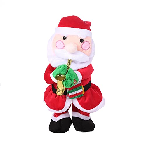 Oxxggkao 32 cm Elektrische Weihnachtsmann Spielzeug Halten Saxophon Weihnachtsschmuck Musik Musikalische Rentierpuppe Für Schreibtisch Haushalt Oxxggkao 32 cm Elektrische Weihnachtsmann Spielzeug Halten Saxophon Weihnachtsschmuck Musik Musikalische Rentierpuppe Für Schreibtisch Haushalt von Oxxggkao