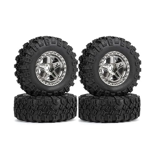 Oxxggkao 4pcs 1-Zoll Nylon Beadlock Rad Rand Langlebiger 5-Speichen Hub Gummi Reifen Für 1/24 Crawler SCX24 Upgrade Teile Beadlock Wheel Rand Reifen Oxxggkao 4pcs 1-Zoll Nylon Beadlock Rad Rand Langlebiger 5-Speichen Hub Gummi Reifen Für 1/24 Crawler SCX24 Upgrade Teile Beadlock Wheel Rand Reifen von Oxxggkao