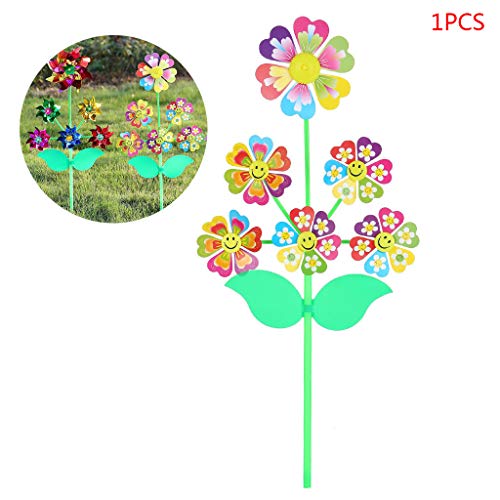 Oxxggkao 6 Rad Cartoon Windmühle Spielzeug Whirligig Windspinner Pinwheel Yard Gartendekoration Craft Windmühlen Für Den Hof von Oxxggkao