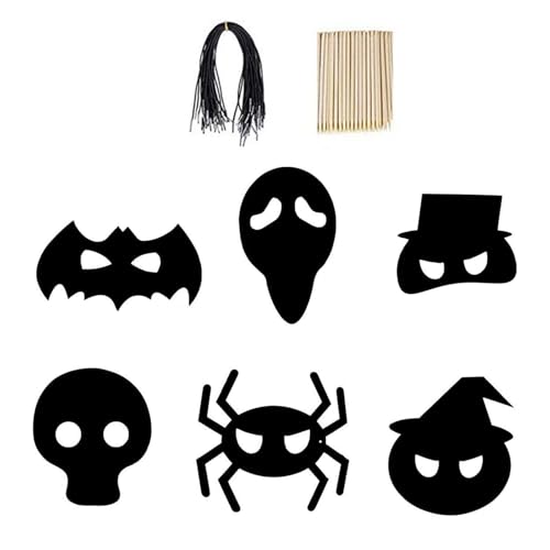Oxxggkao 6PCS Magische Kratzmaske Für Halloween Festival Regenbogen Kratzmaske Für Interaktive Halloween Partyaktivitäten Kinder Erwachsene Unterhaltung Oxxggkao 6PCS Magische Kratzmaske Für Halloween Festival Regenbogen Kratzmaske Für Interaktive Halloween Partyaktivitäten Kinder Erwachsene Unterhaltung von Oxxggkao
