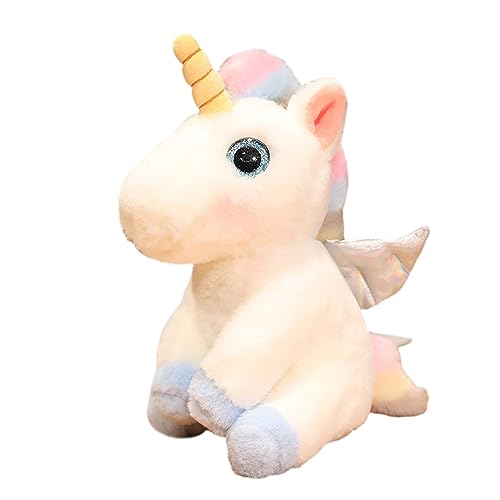 Oxxggkao Ausgestopfte Einhorn Spielzeug Regenbogen Weich Komfortable Einhornpuppe Frühbildung Kleinkind Spielzeughause Dekore von Oxxggkao