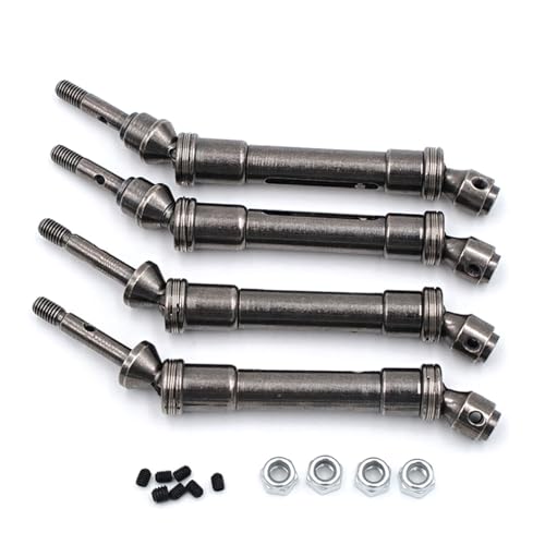 Oxxggkao Austauschbare Metall-Antriebswelle, kompatibel mit 1/10 kurzen LKW, Crawler, Ersatzteile, Autos für Jungen Oxxggkao Austauschbare Metall-Antriebswelle, kompatibel mit 1/10 kurzen LKW, Crawler, Ersatzteile, Autos für Jungen von Oxxggkao