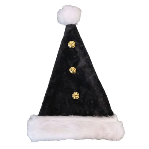 Oxxggkao Bells Santa Verdicken Plüsch Für Urlaubskomfort Liner Weihnachten Neujahr Symbolkappen Mit Weißem Krempe Weihnachten Weihnachtsmützen Erwachsene von Oxxggkao
